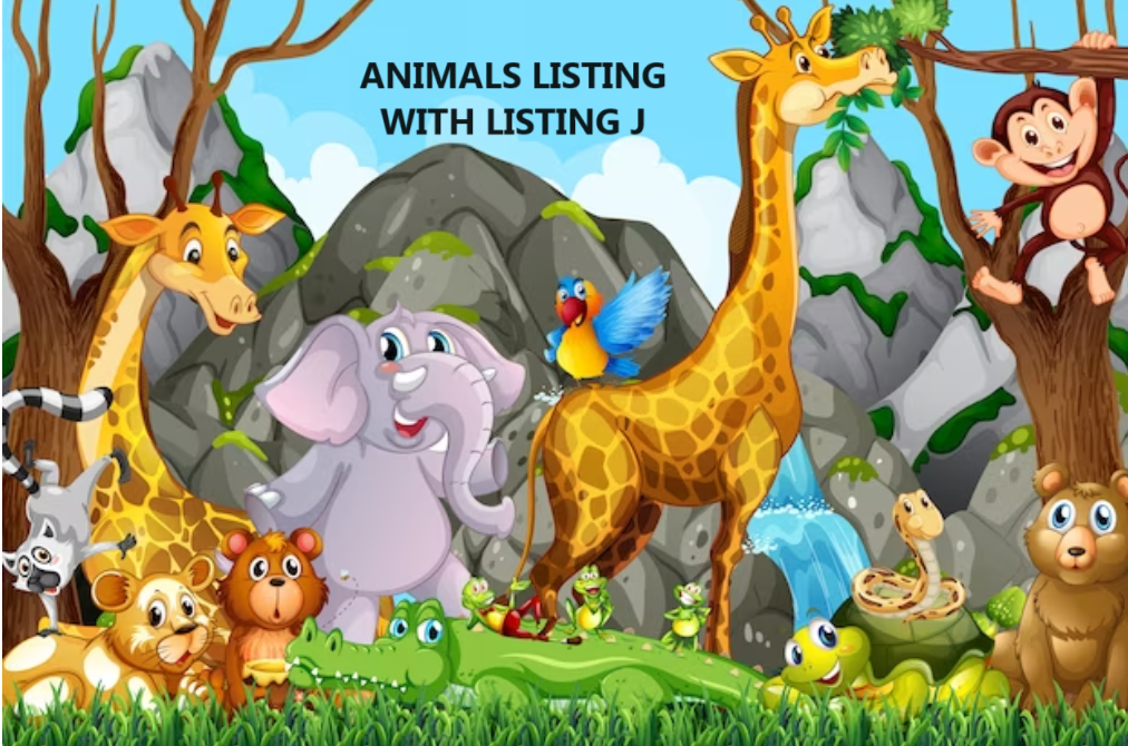 animals group with alphabet j