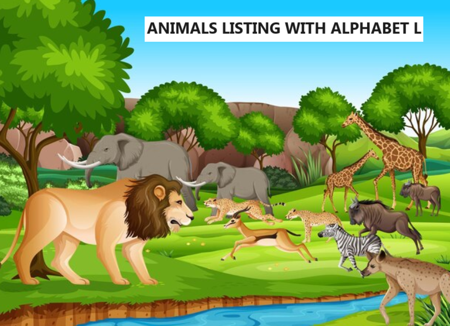 animals group with alphabet l