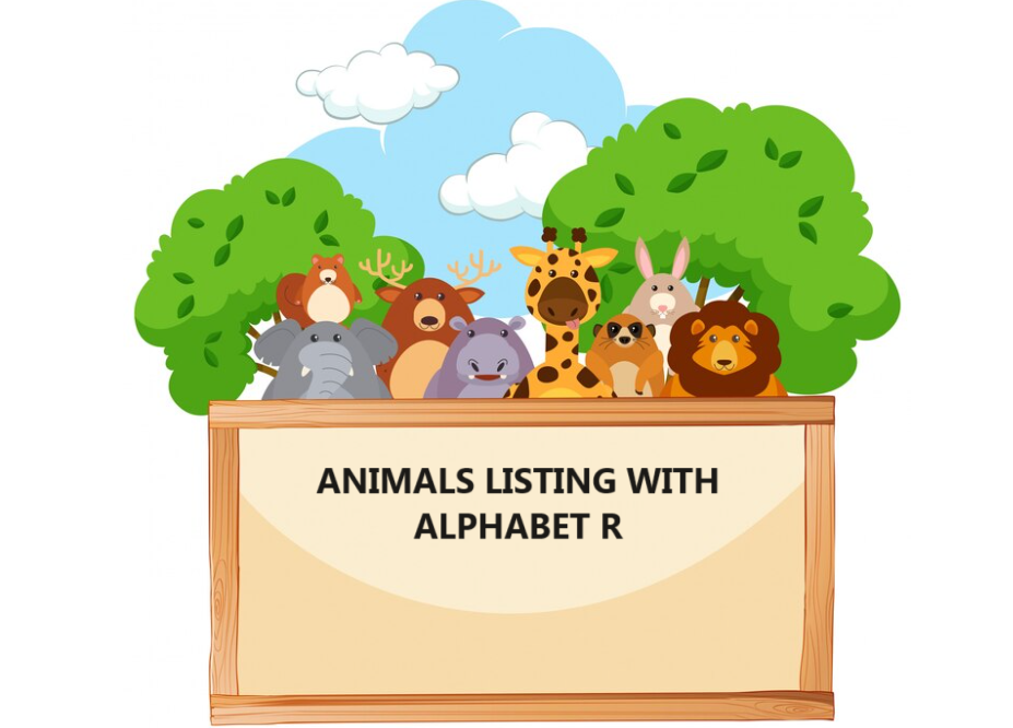 animals group with alphabet r