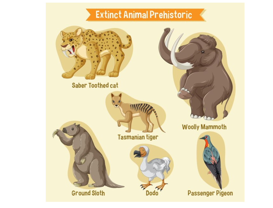 prehistoric, extinct animals