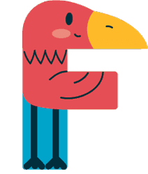 animals with alphabet f