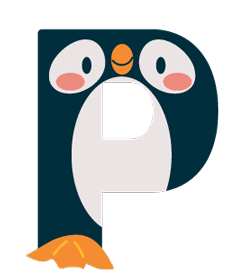 animals with alphabet p